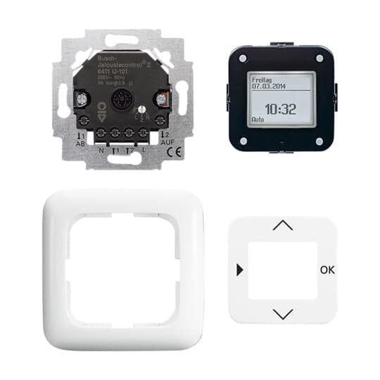 Busch-Jaeger - Jalousiesteuerung Jalousie-Komfort-Timer Set 6411 UJ-214-101 alpinweiß