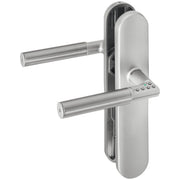 Assa Abloy effeff - Zutrittskontrollsystem Code Handle Langschild 492L08---11---6 matt Ausf.A o.Loch