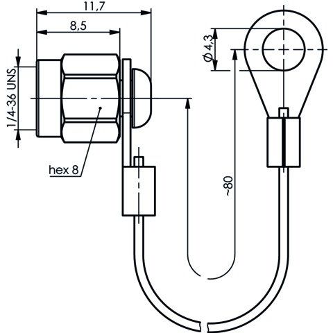 Telegärtner - Zubehör/Ersatzteile für modulares Anschlusssystem SMA Abdeckkappe 100021279 mit Schnur − 5 Stück