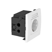 OBO Bettermann - Steckdose Steckdoseneinheit SDE-RW D0RW1B 1fach 84x84x59mm rws − 1 Stück