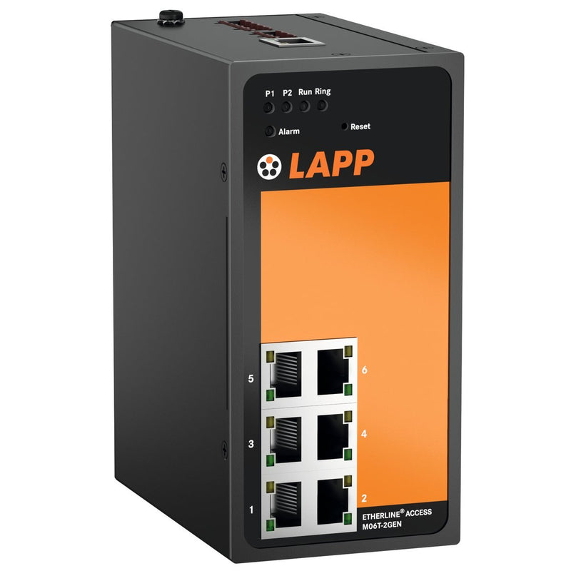 Lapp Zubehör - Netzwerk Switch ETHERLINE ACCESS M06T-2GEN 21700125 − 1 Stück