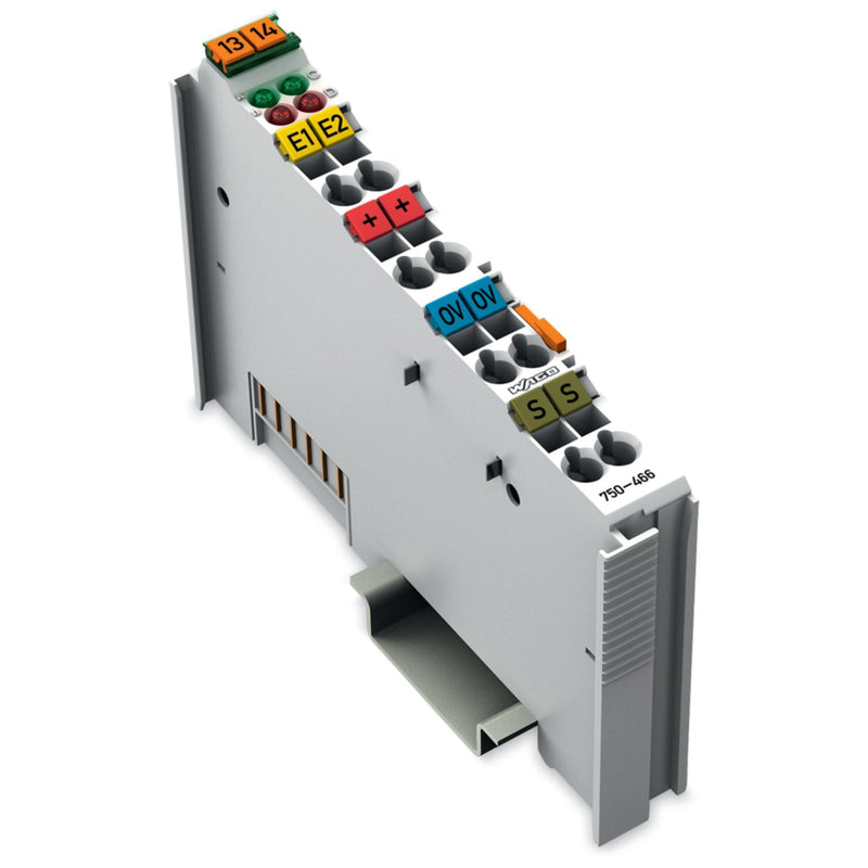 WAGO - Feldbus, Dez. Peripherie - Analoges Ein-/Ausgangs-Modul Analog Eingangsklemme 750-466 2-Kanal 4-20mA Singl