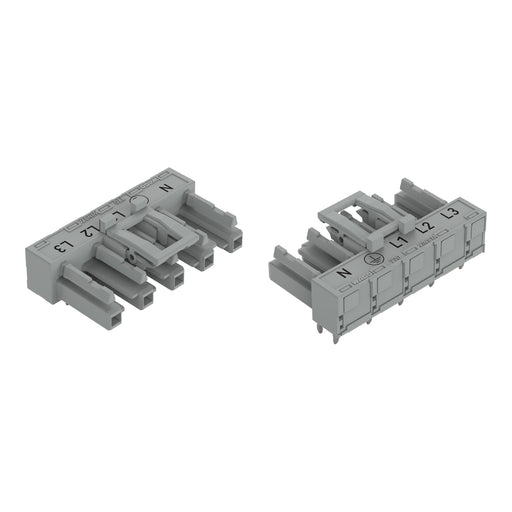 WAGO - Leiterplattensteckverbinder Buchse für Leiterplatten 770-845/011-000/060- abgew.,5-polig,gr − 50 Stück