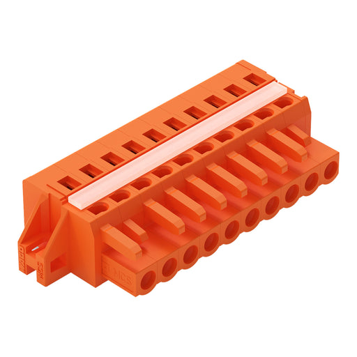 WAGO - Kabelsteckverbinder für Leiterplattensteckverbinder 1-Leiter-Federleiste 231-310/027-000 CAGECLAMP,2,5mm²,or − 25 Stück