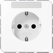 Jung - Steckdose SCHUKO-Steckdose 16A 250V CD 1520 BFNA WW mit Schriftfeld