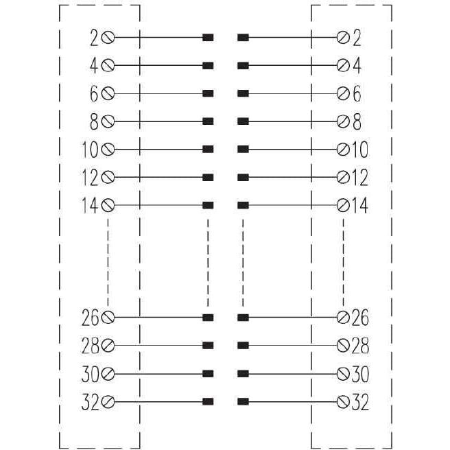 Weidmüller - Übergabemodul Steckkartenhalter SKH D32 LP 5/16 RH2