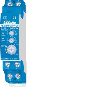 Eltako - Zeitrelais Nachlaufschalter NLZ12NP-230V+UC 1S,16A/250V AC