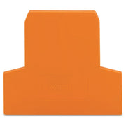 WAGO - Abschluss- und Zwischenplatte für Reihenklemme Abschlußplatte 281-309 2,5mm orange