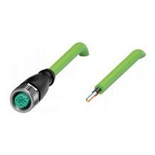 Pepperl+Fuchs Fabrik - Konfektioniertes Sensor-Aktor-Kabel Kabeldose, Ethernet V1D-G-GN1M-PUR-E1S − 1 Stück