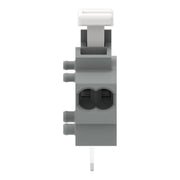 WAGO - Leiterplattenklemme 2LeiterLeiterplattenklemme 235-711/332-000 Drücker,0,75mm²,grau − 100 Stück