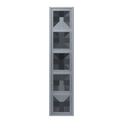 Jung - Abdeckrahmen Rahmen 5-fach LC 985 257 gris clair 59