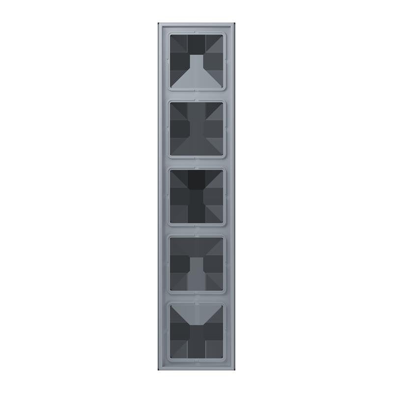 Jung - Abdeckrahmen Rahmen 5-fach LC 985 257 gris clair 59