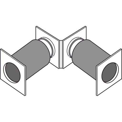Vaillant - Luftkanal rund VWZ Adapterset flexibel 0010023531 f.VWL71/91