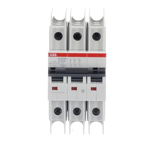 ABB Stotz S&J - Leitungsschutzschalter Sicherungsautomat SU203M-Z15 10kA, 15A, 3P