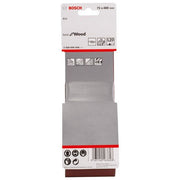 Bosch - Schleifpapier/Schleifvlies PRO X440 Schleifband, 75 x 2608606046 480 mm, G120, 3-tlg