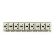 WAGO - Leiterplattensteckverbinder THT-Federleiste gerade 831-3509 Maß 7,62mm,lgr − 12 Stück