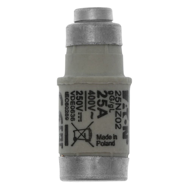 Eaton - D0-Sicherungseinsatz Sicherungseinsatz Nieders. SICHERUNG-#25NZ02 25A AC 400V 50kA − 10 Stück