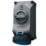 Mennekes - CEE-Steckdose abschaltbar, abgesichert (IEC 60309) Wandsteckdose DUOi R 5814306T 32A3P6h 230V IP69