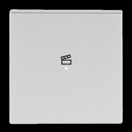Busch-Jaeger - Bussystem-Tastwippe Wippe 1-f Symbol Szene 6233-10-83 alusilber