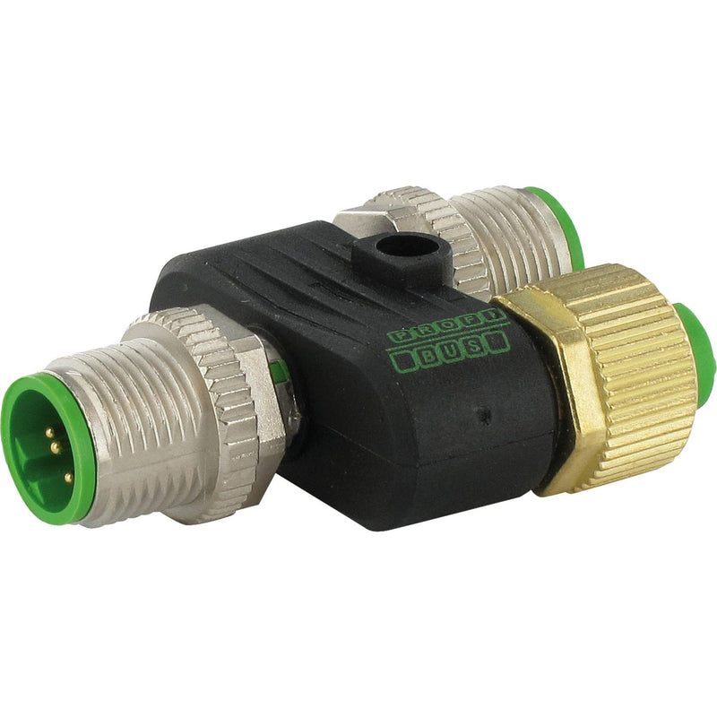 Murrelektronik - Rundsteckverbinder, feldkonfektionierbar (Industriesteckverbinder) T-Stück 7000-44151-0000000 Profibus M12 B-cod