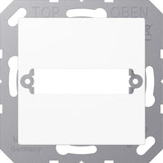 Jung - Abdeckung/Bedienelement für Installationsschalterprogramme Abdeckung aws A 594-125 WW für Trapezsteckverb