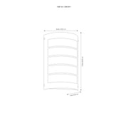 CMD Creativ - Decken-/Wandleuchte Wandleuchte 29/1/BM Edelstahl,E27