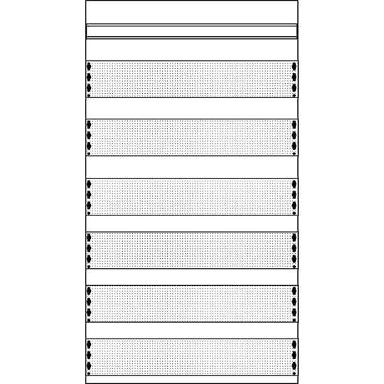 Striebel&amp;John - Einbaufeld für Telekommunikation Mediafeld 2MM2 2FB BH2 6R  − 1 Stück

