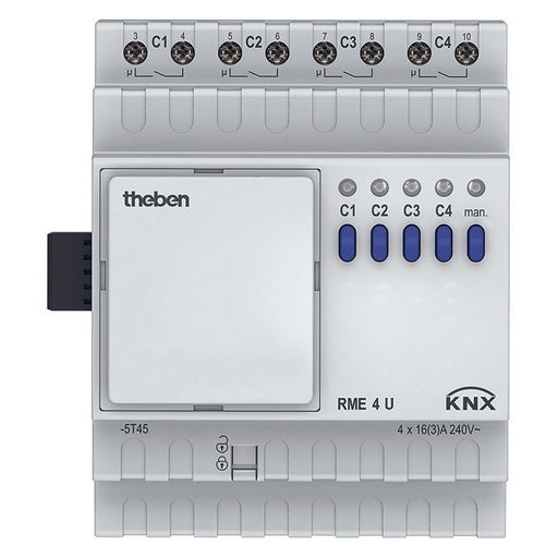 Theben - Bussystem-Schaltaktor Schaltaktor RME 4 U KNX 4-fach Erweiterung − 1 Stück