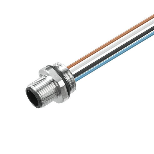 Weidmüller - Rundsteckverbinder, Einbau (mit Leitung) Steckverbinder SAIE-M12S-8-0.5U-M16 M12