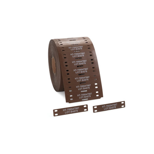 HellermannTyton - Kabelmarkierungssystem Kennzeichnungsschilder 556-80570(500) 25x75mm br 500/Rol − 500 Stück