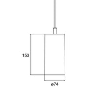 Brumberg Leuchten - Pendelleuchte LED-Pendelleuchte direkt 88875175 Pendellänge 5m