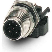 Phoenix Contact - Rundsteckverbinder, feldkonfektionierbar (Industriesteckverbinder) Einbausteckverbinder SACC-DSIV-M #1514883 Sensor-/Aktor-Wandd. − 10 Stück