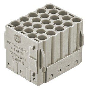 Harting - Kontakteinsatz für Rechtecksteckverbinder Einsatz Monoblock Crimp- 11053253001 anschluss Stift