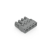 WAGO - Steckverbinder für steckbare Gebäudeinstallation Stecker 4-polig 770-254/060-000 Kod. B,grau − 50 Stück