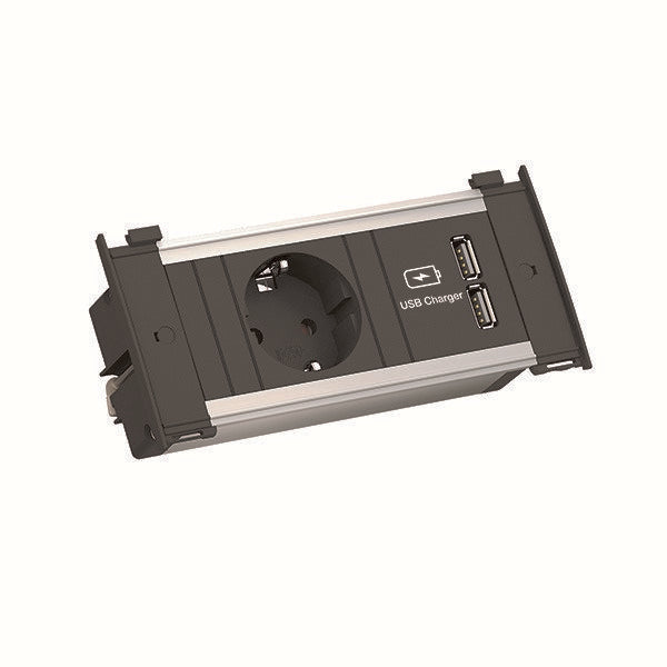 Bachmann - Mehrfachsteckdose Steckdosenleiste 927.251 KAPSA XS 1xCEE7/3