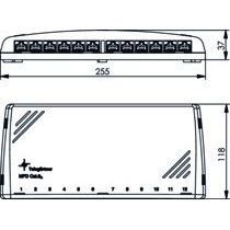 Telegärtner - Patchpanel Kupfer Mini-Verteiler Cat.6A 100006999 MPD12-H ungeschirmt
