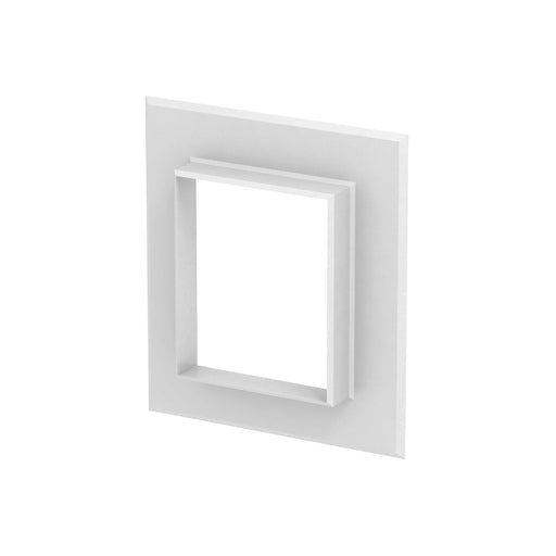 OBO Bettermann - Wandanschlussblende für Geräteeinbaukanal Wandabschlussblende G-AWAG90110RW geschlossen