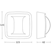 Steinel - Bussystem-Bewegungsmelder HF Präsenzmelder Hallway KNX #086442 Aufputz, IP20 − 1 Stück