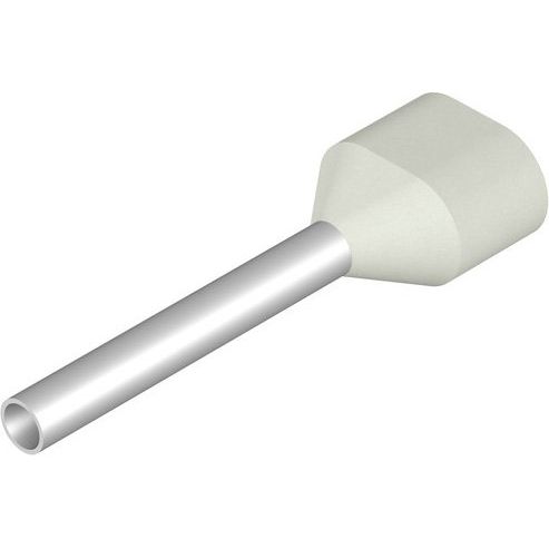 Weidmüller - Aderendhülse Zwilling H0,5/18D ZH W − 500 Stück