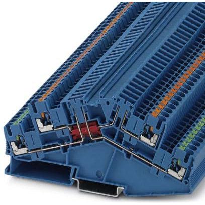 Phoenix Contact - Trenn- und Messtrenn-Reihenklemme Trennklemme PTTBS 2,5-2TGB BU − 50 Stück