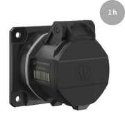 Walther Werke - CEE-Anbausteckdose (IEC 60309) CEE NEO Anbaudose FW410401CC gerade 16A 4P 1h − 10 Stück