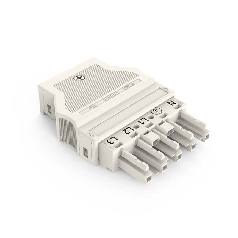 WAGO - Steckverbinder für steckbare Gebäudeinstallation Buchse 770-325 0,5-4mmq weiß − 25 Stück