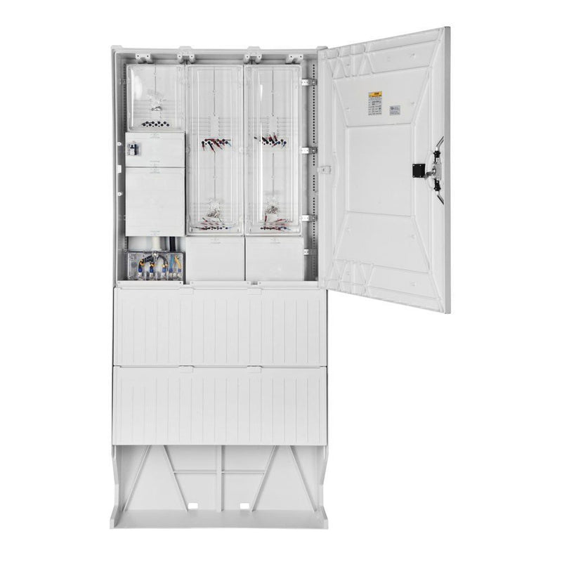 GSAB Elektrotechnik - Zähler-Komplettschrank Zähleranschlusssäule 42.88.1P4 e.on Hanse 4Zähler