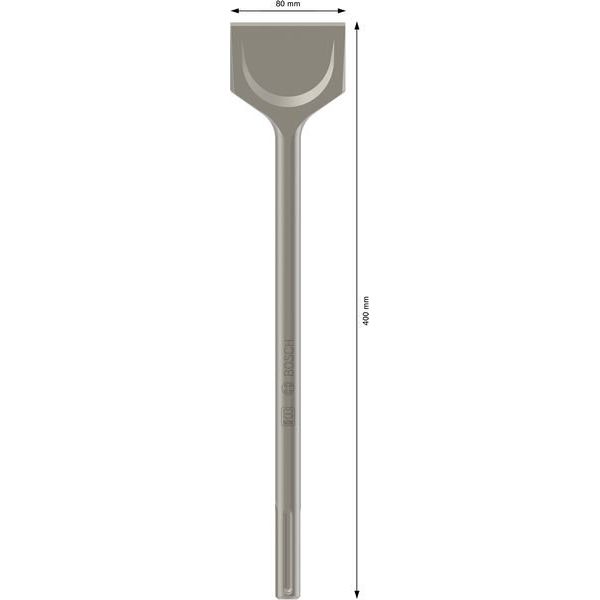 Bosch - Maschinenmeißel PRO SDS max-5C Spatmeißel, 2608690198 80 x 400 mm