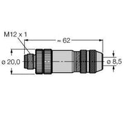 Turck - Rundsteckverbinder, feldkonfektionierbar (Industriesteckverbinder) Steckverbinder BMSWS8151-8.5 konfektionierbar