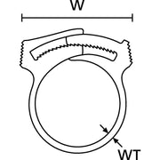 HellermannTyton - Befestigungsschelle für Kabel/Rohre Befestigungsschelle SNP6-HIR-BK-C1 − 100 Stück