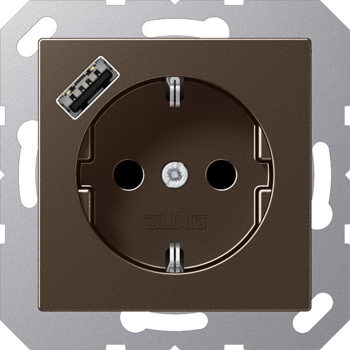 Jung - Steckdose SCHUKO Steckdose A 1520-18 A MO mit USB Typ A