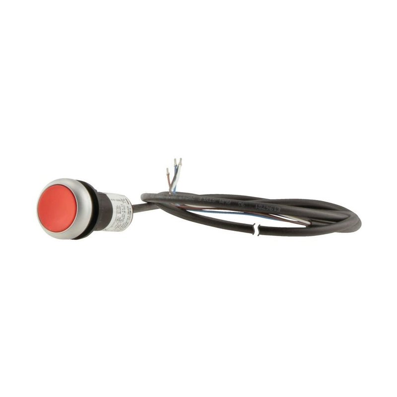 Eaton - Drucktaster, Komplettgerät Drucktaste Classic flach C22-DR-R-K01-P65 rast. 1Ö 4pol 3.5m
