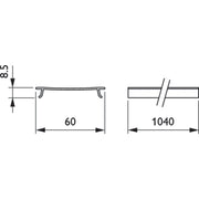 Philips Lighting - Mechanisches Zubehör/Ersatzteile für Leuchten Blindabdeckung LL600Z BC L1040 WH Maxos fusion