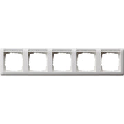 Gira - Abdeckrahmen 5-f.rw mt 109527 schriftf. waager